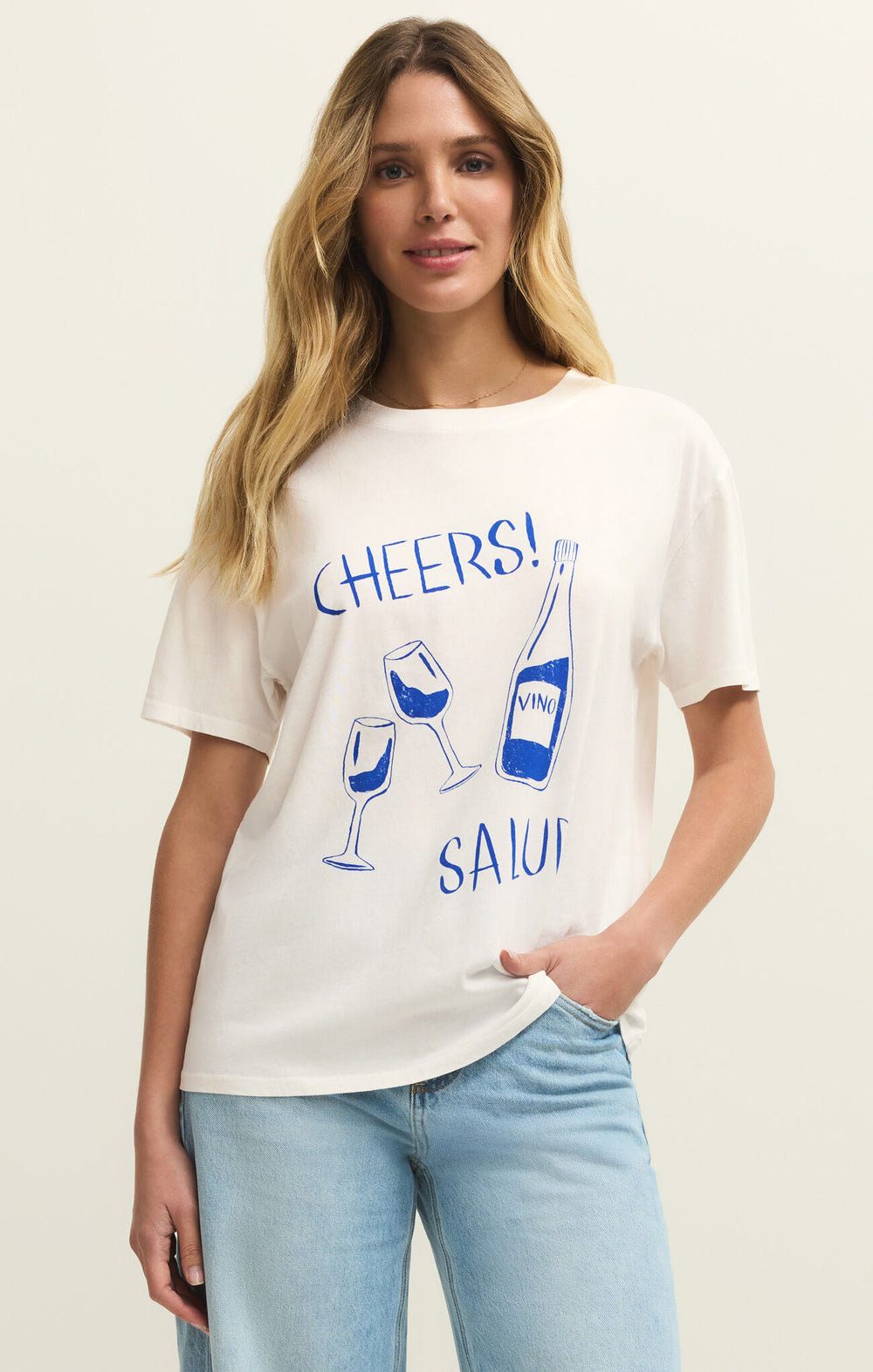 Salud Boyfriend Tee - Beloved Boutique 