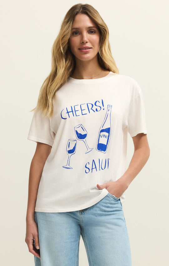 Salud Boyfriend Tee - Beloved Boutique 