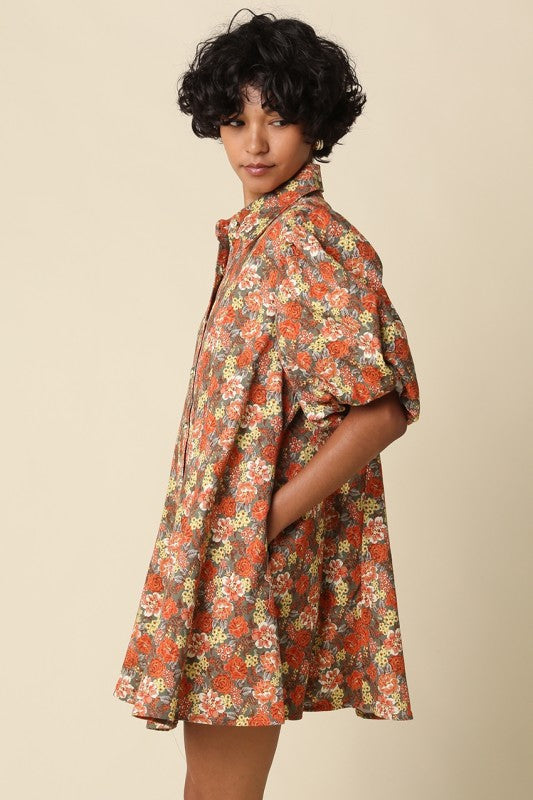 Lara Floral Mini Dress