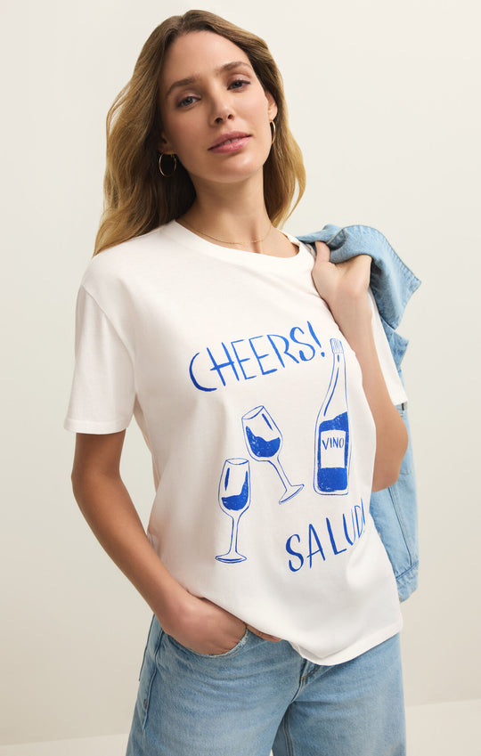 Salud Boyfriend Tee - Beloved Boutique 