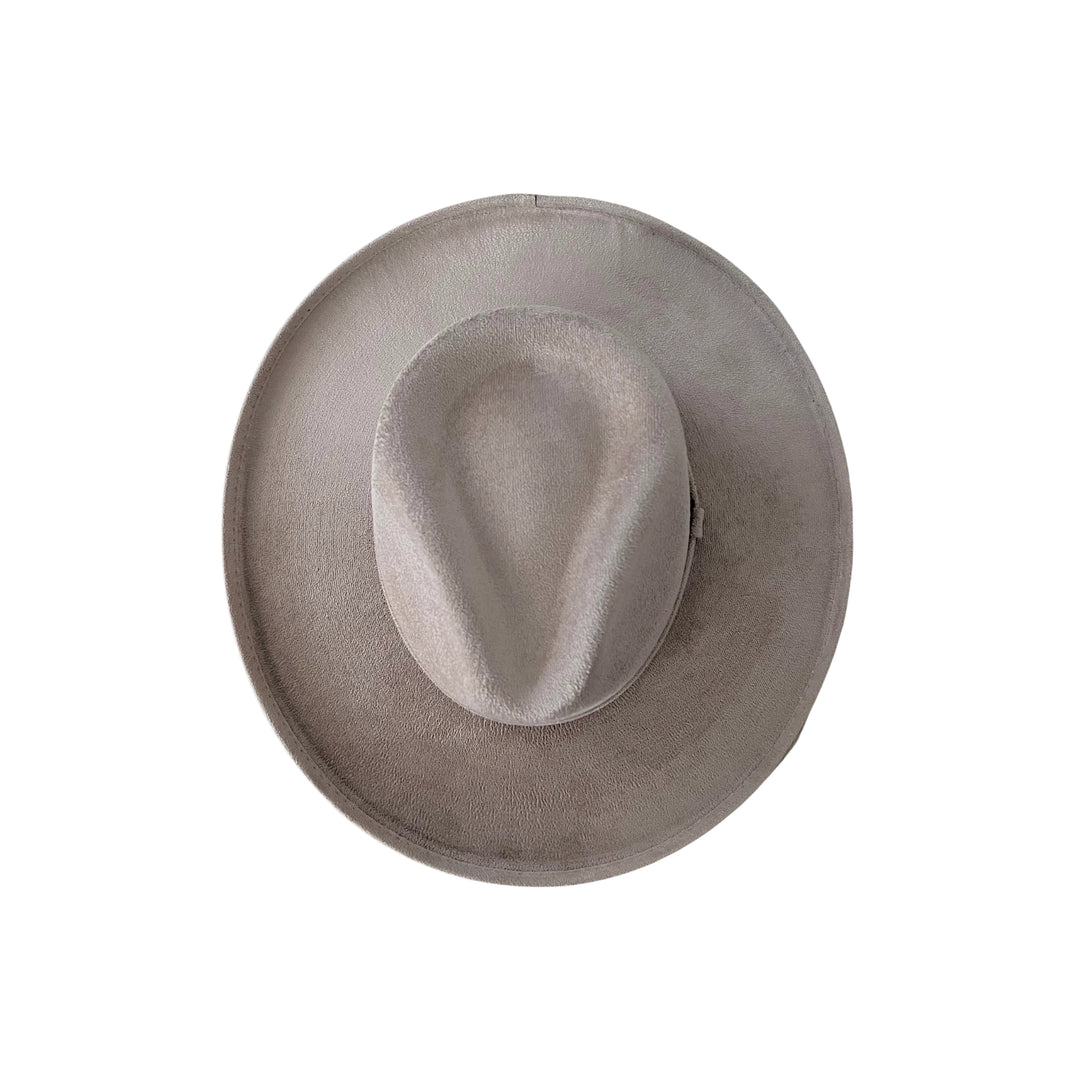 Vegan Pencil Curl Stiff Brim Fedora Hat