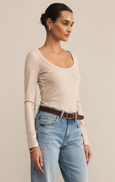Second Skin Scoop Neck Top