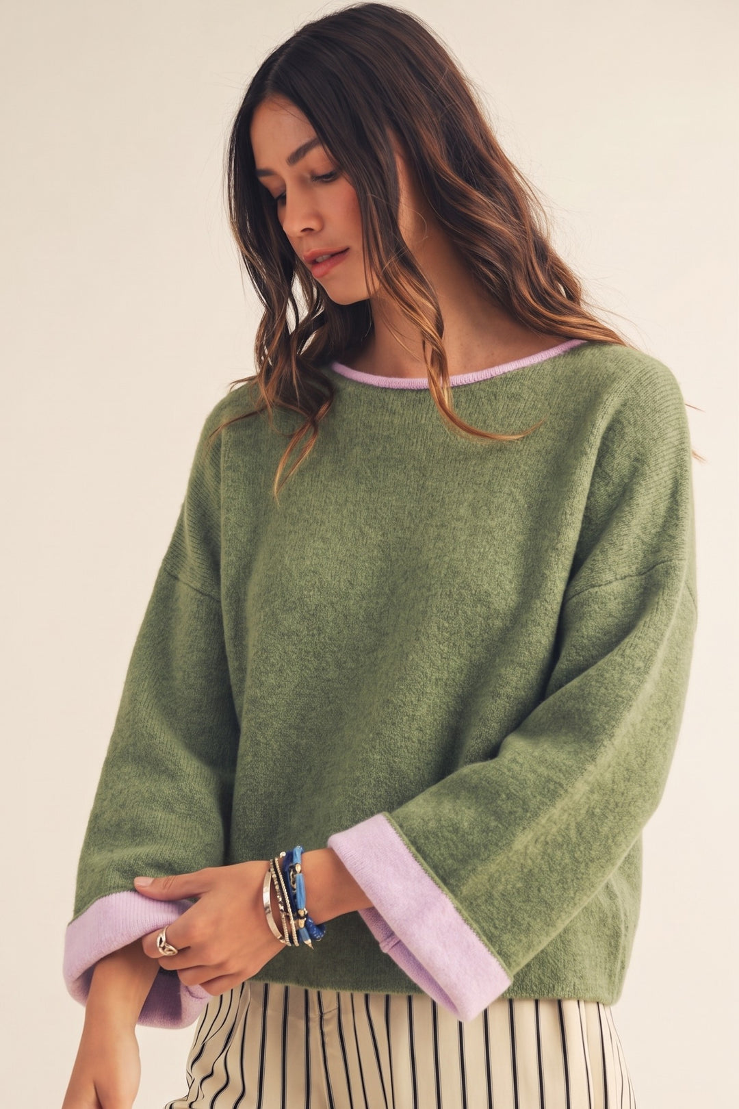 Loral Contrast Sweater