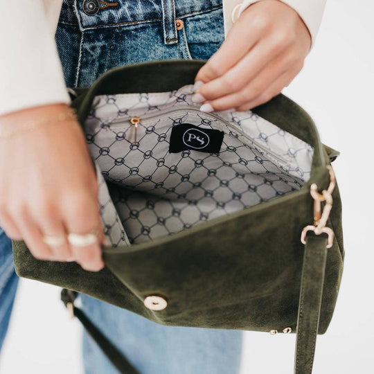 Miranda Suede Flap Crossbody