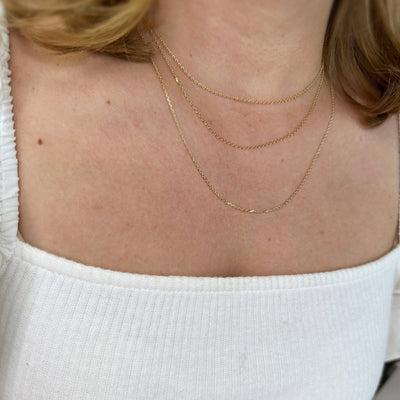 0.9mm Link Chain GoldFi