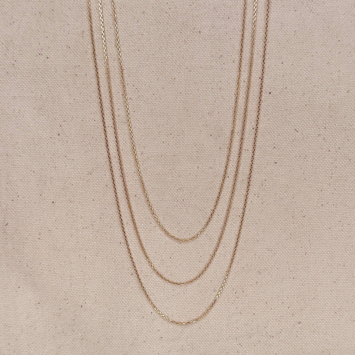 0.9mm Link Chain GoldFi