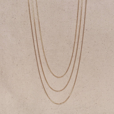 0.9mm Link Chain GoldFi