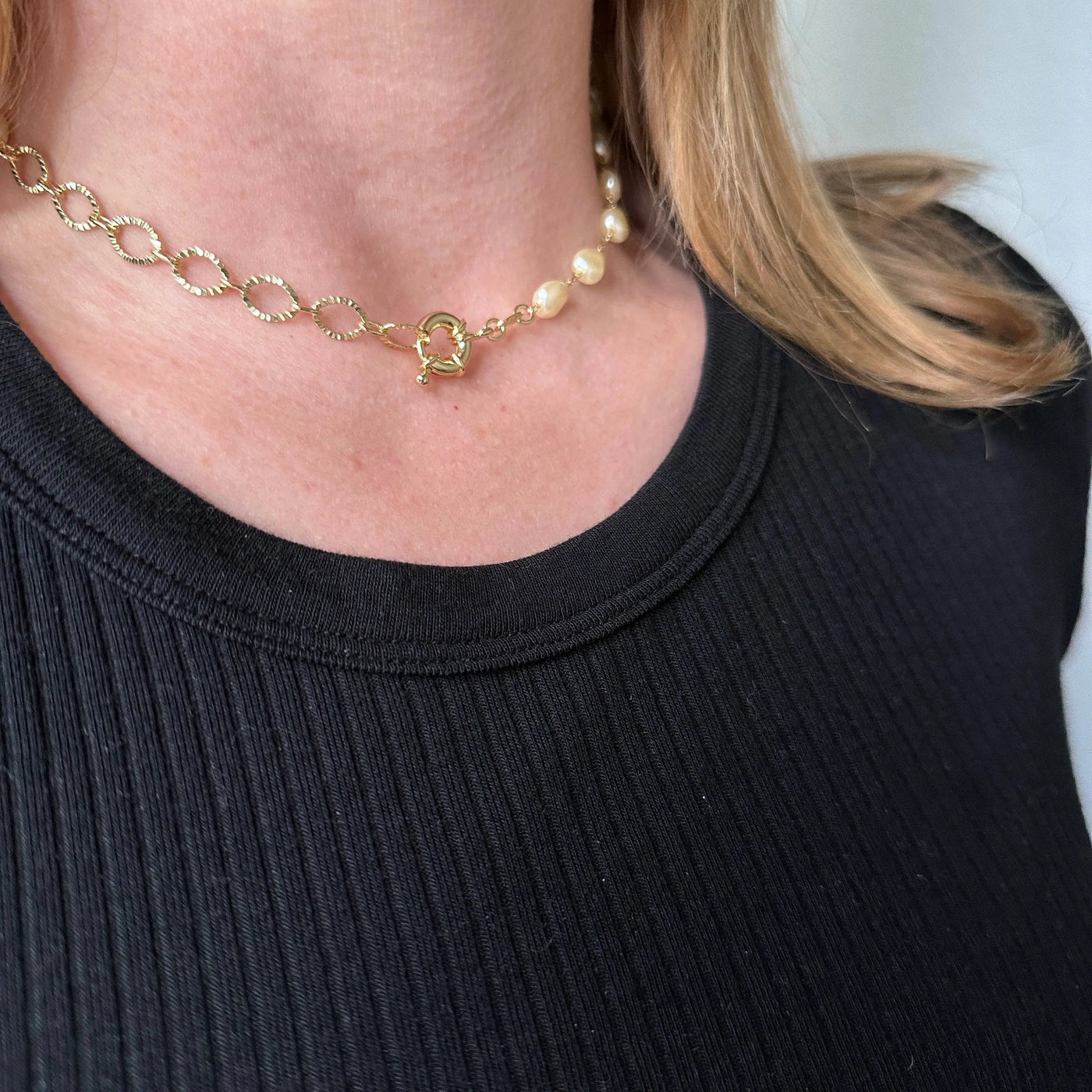 Fancy Baroque Necklace GoldFi