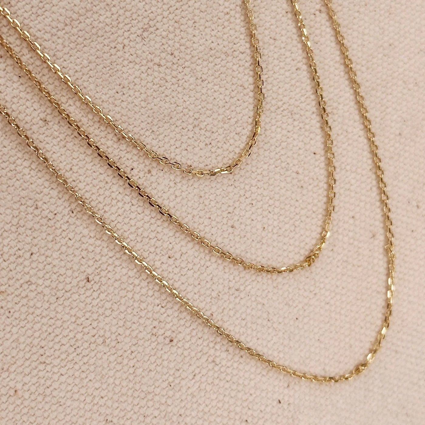 0.9mm Link Chain GoldFi