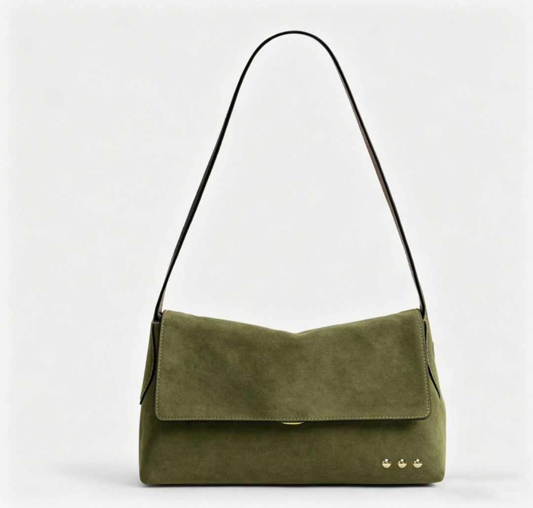 Miranda Suede Flap Crossbody