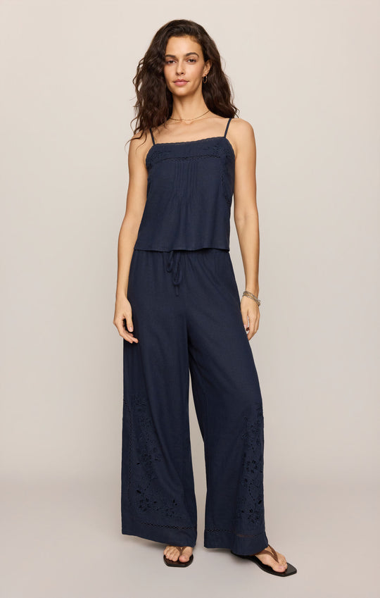 Lille Embroidered Woven Tank
