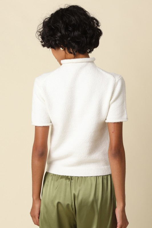 Alani Mock Neck Top