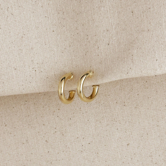 18k Gold Filled Mini Classic C-Hoop Earrings