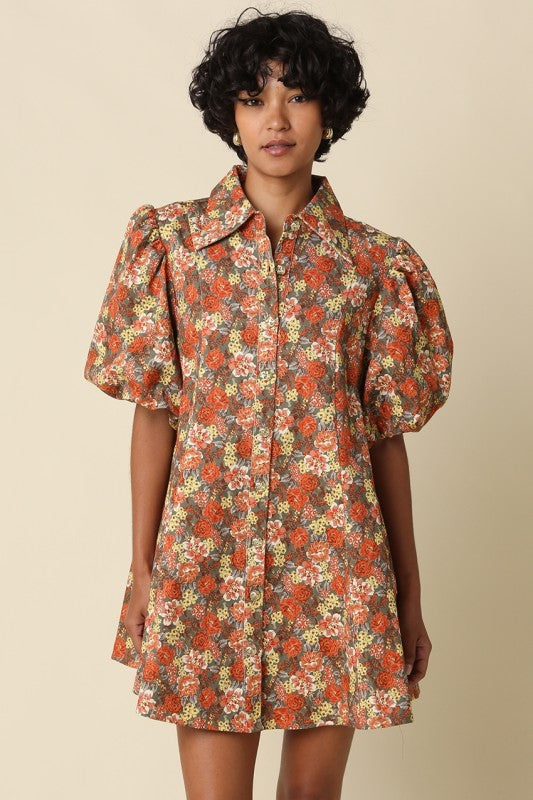 Lara Floral Mini Dress