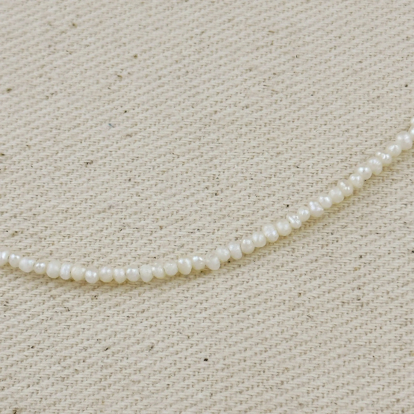 9k Gold Micro Fresh Water Pearls Necklace GoldFi