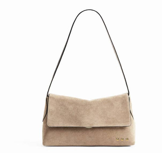 Miranda Suede Flap Crossbody