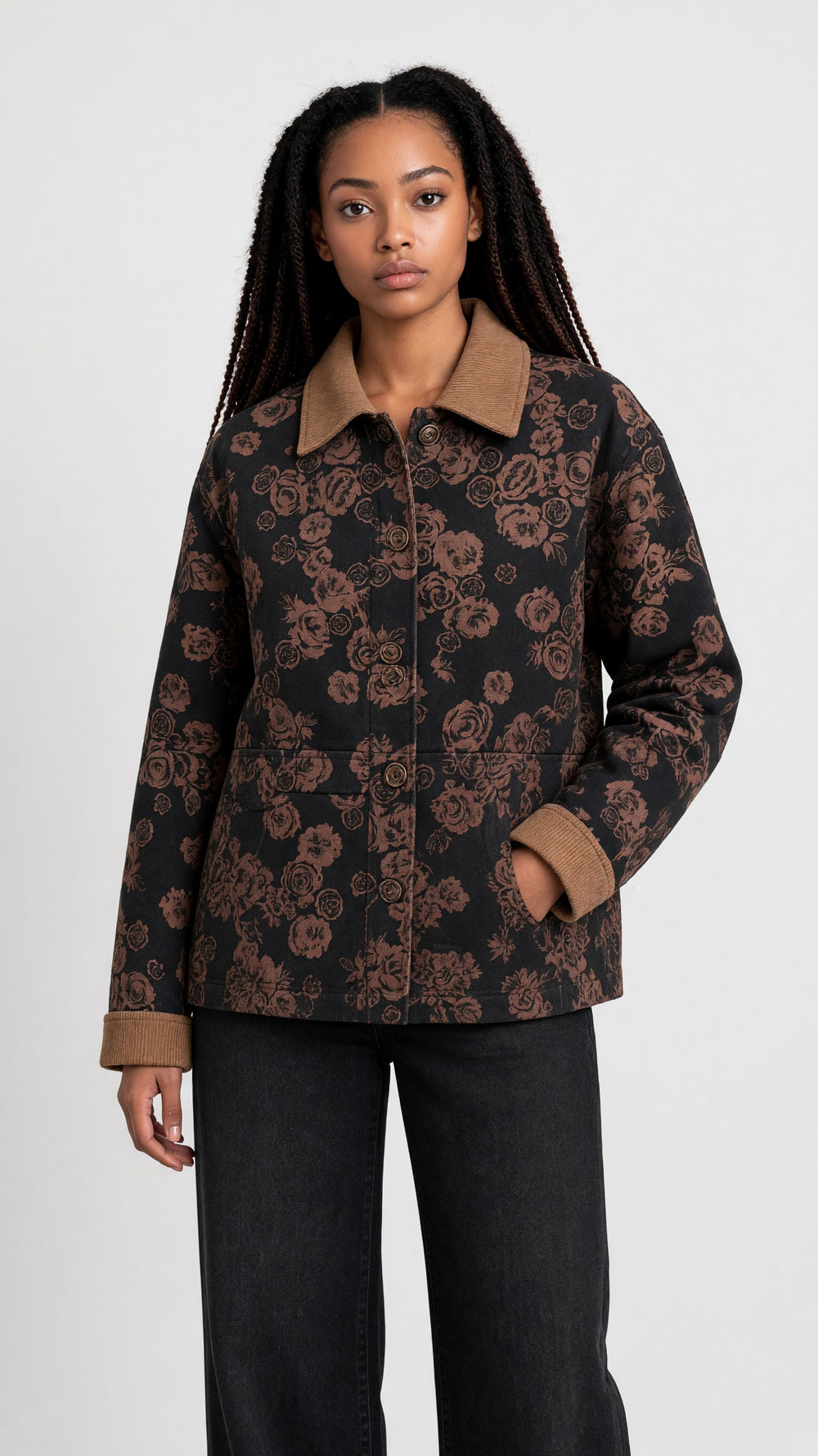 Stella Floral Denim Jacket