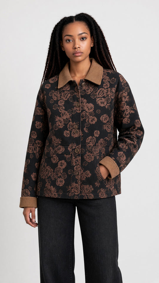 Stella Floral Denim Jacket