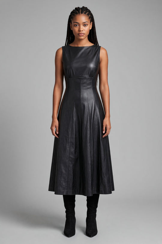Rexi Faux Leather Dress