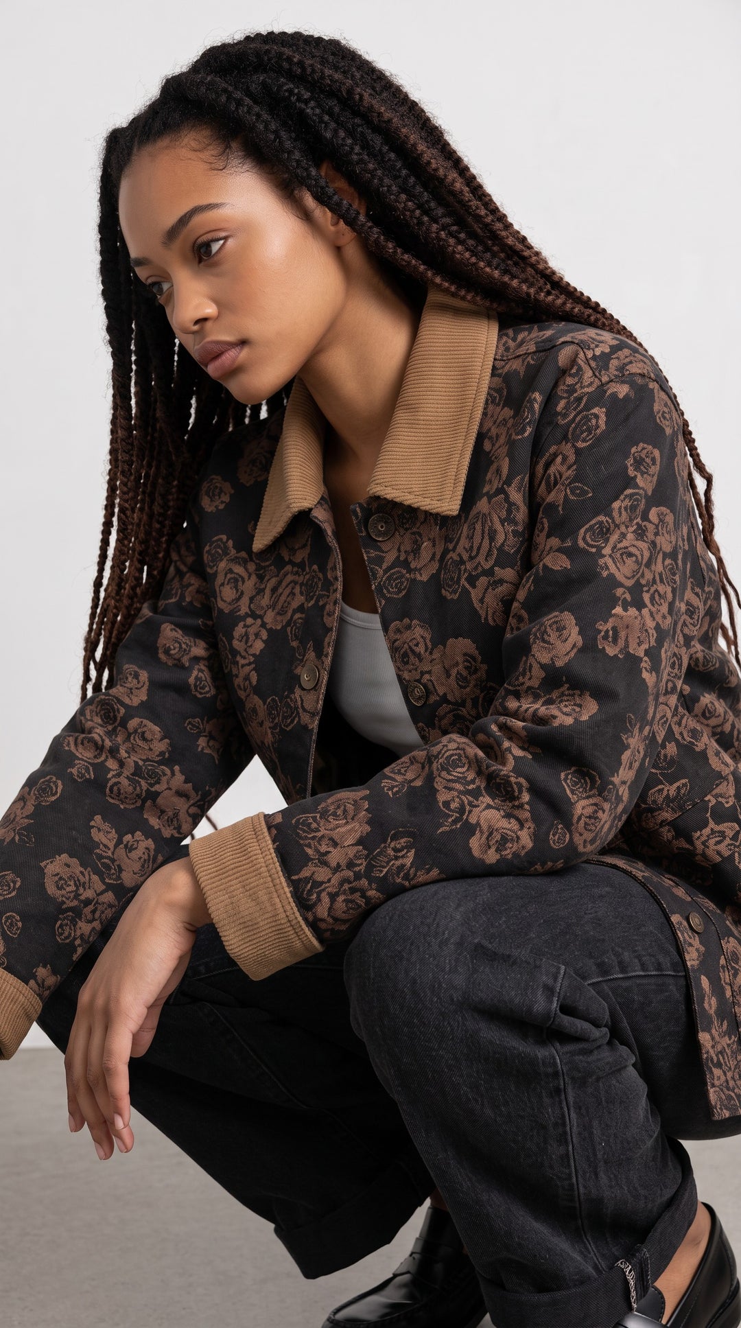 Stella Floral Denim Jacket
