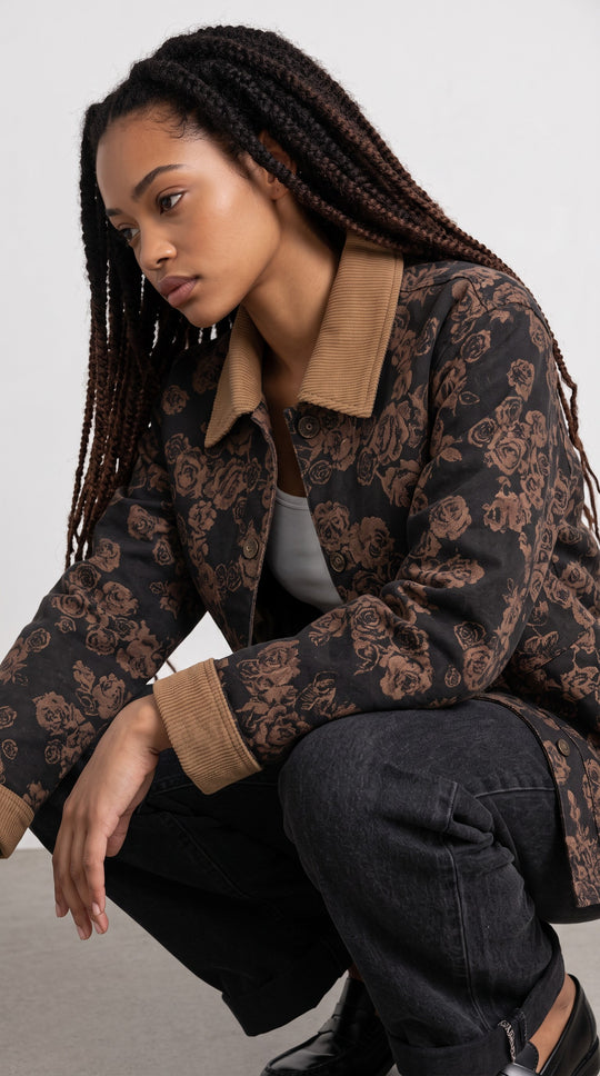 Stella Floral Denim Jacket