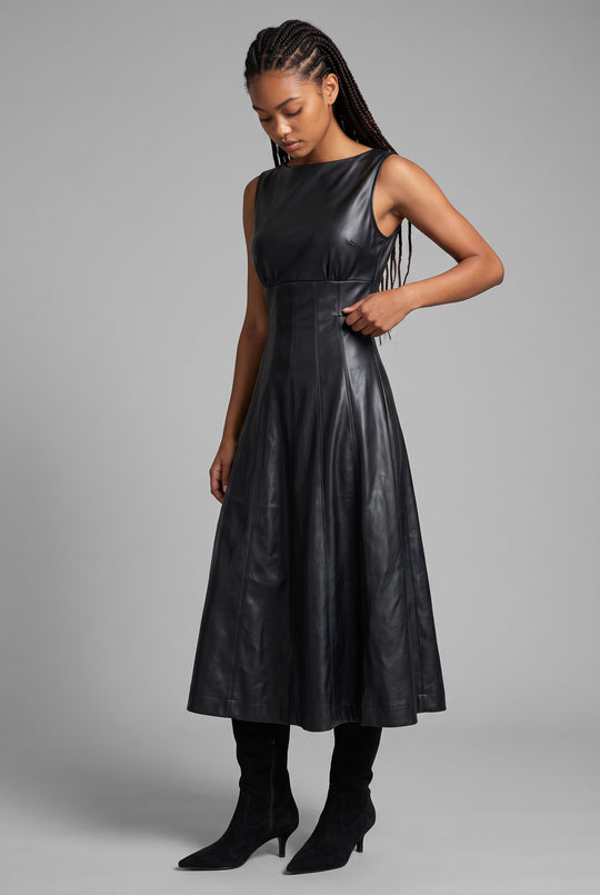 Rexi Faux Leather Dress