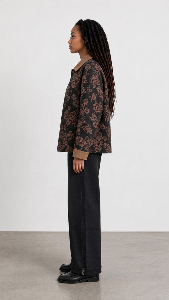 Stella Floral Denim Jacket