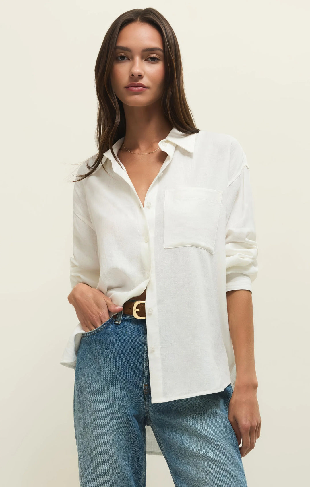 Alfie Button Up Shirt - Beloved Boutique 