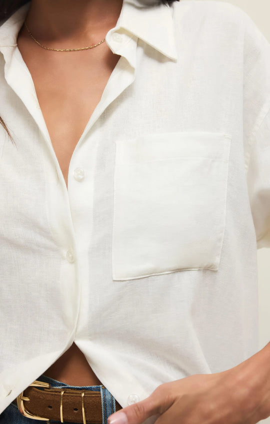 Alfie Button Up Shirt - Beloved Boutique 
