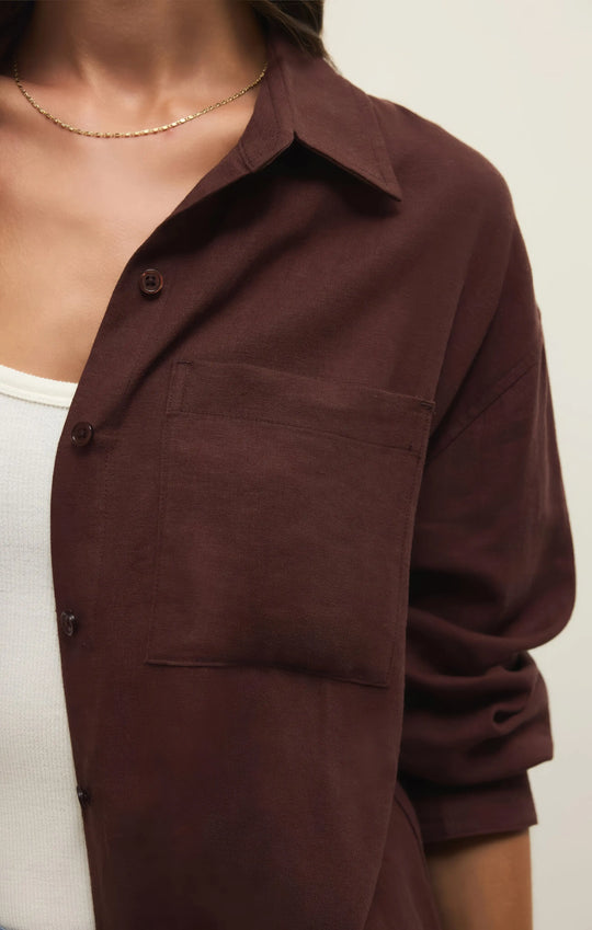 Alfie Button Up Shirt - Beloved Boutique 