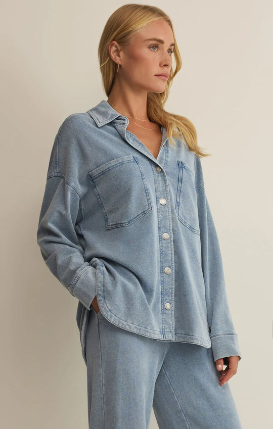 All Day Knit Denim Jacket Z Supply