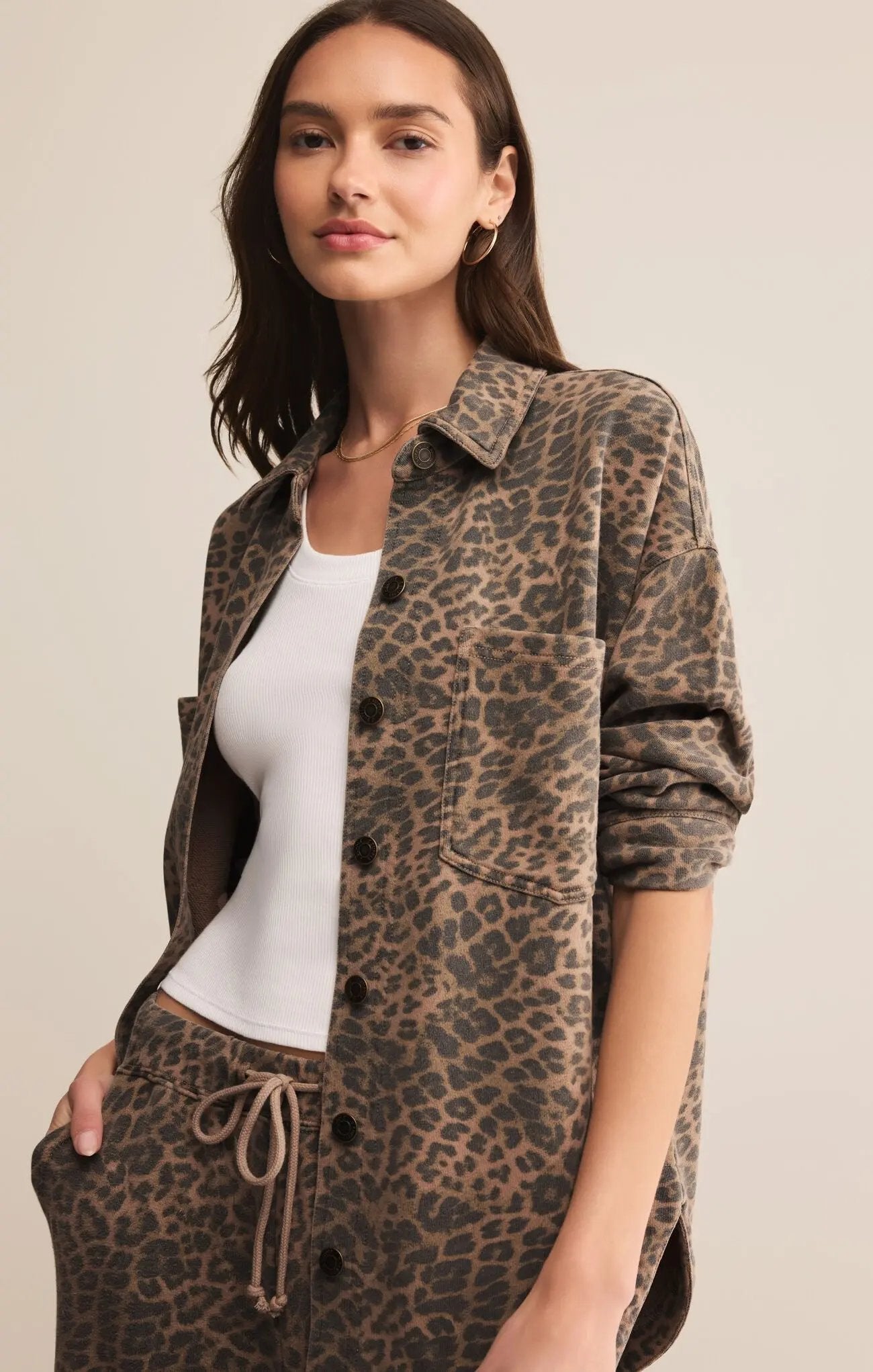 All Day Leopard Jacket - Beloved Boutique