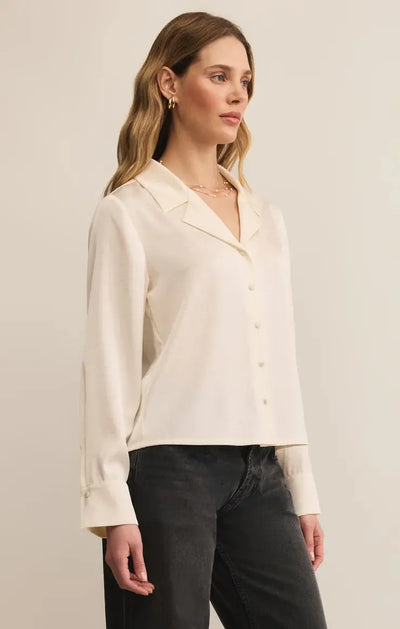 Ana Satin Top Z Supply