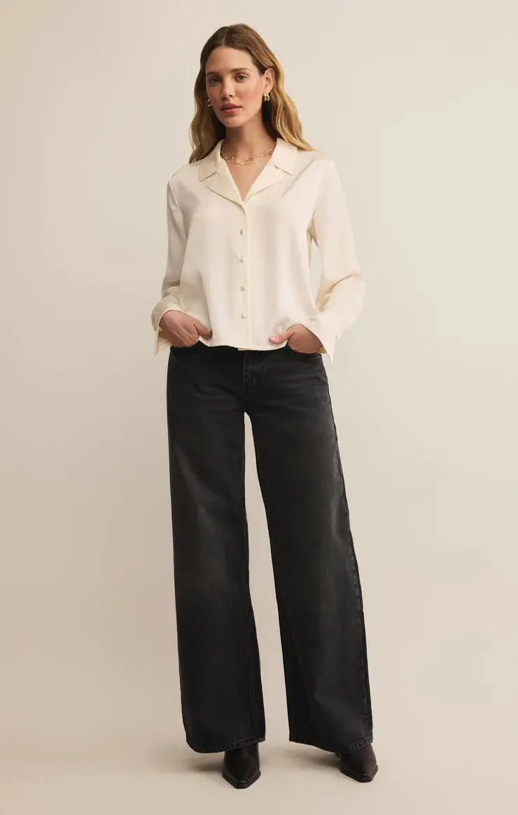 Ana Satin Top Z Supply