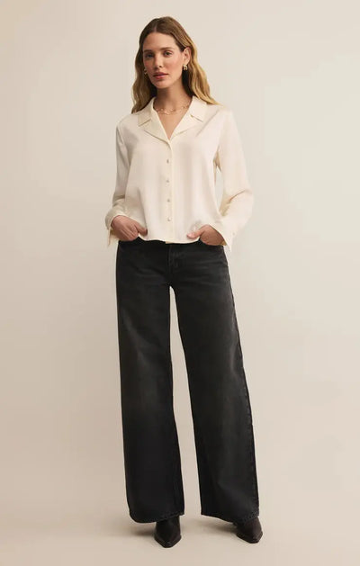 Ana Satin Top Z Supply