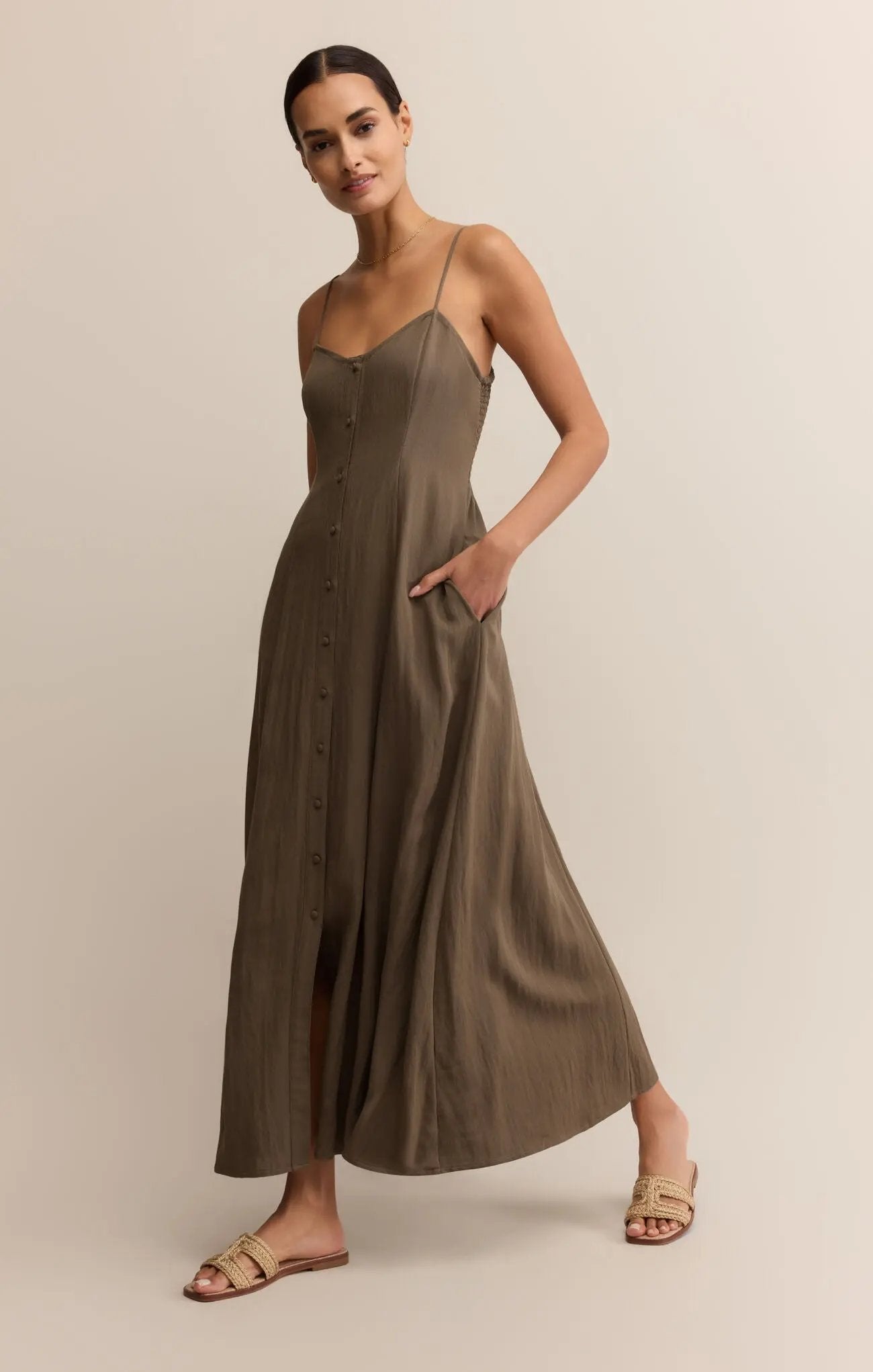 Angel Eyes Midi Dress - Beloved Boutique