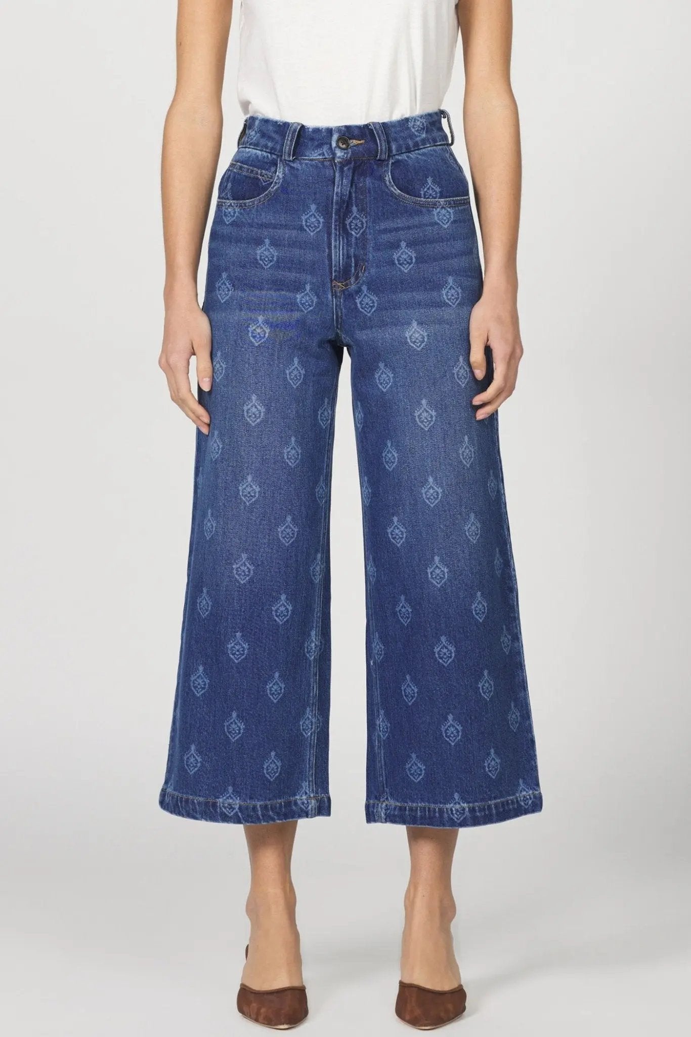 Audrey Wide Leg Denim - Beloved Boutique