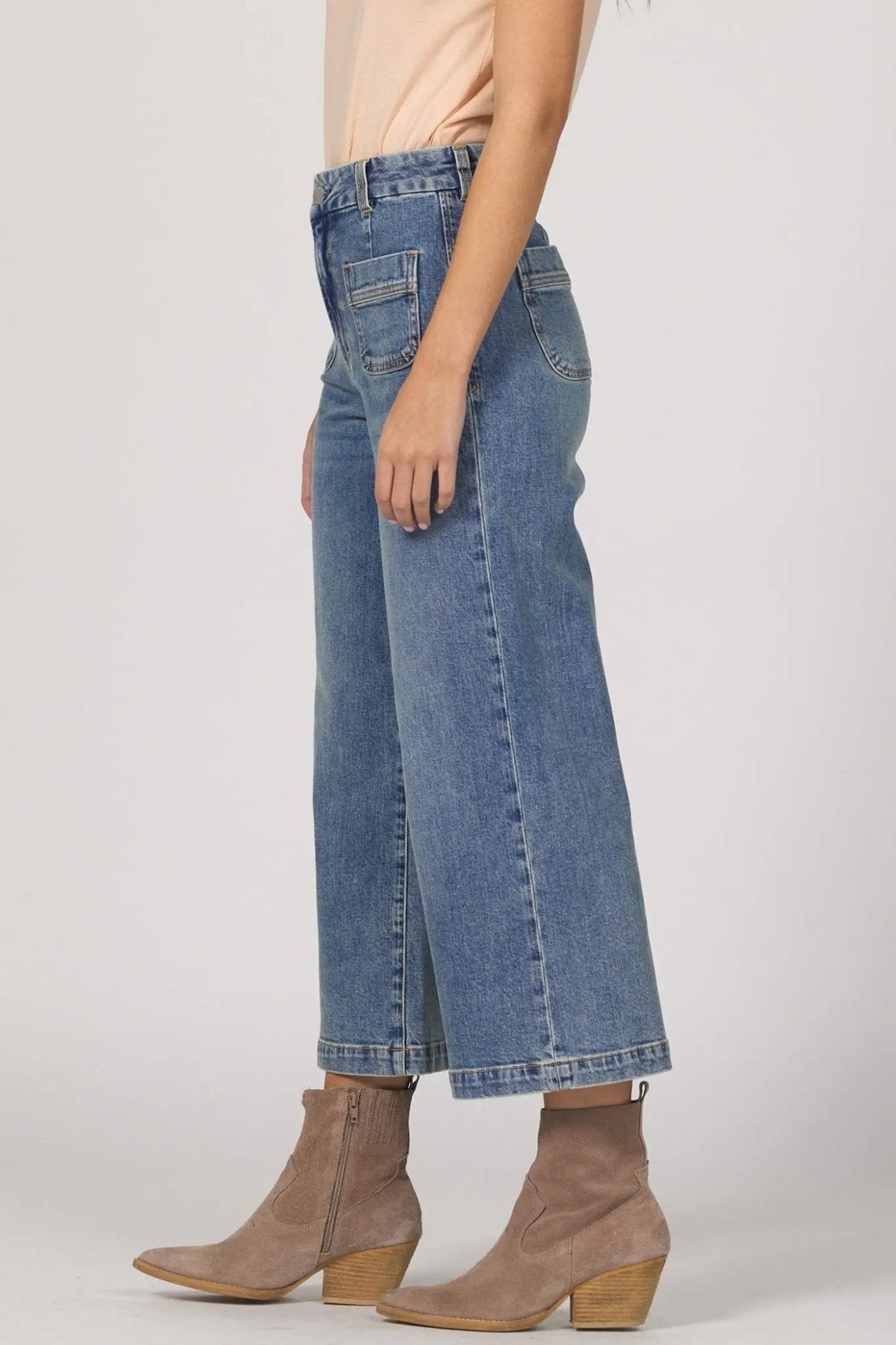 Audrey Wide Leg Jean - Beloved Boutique