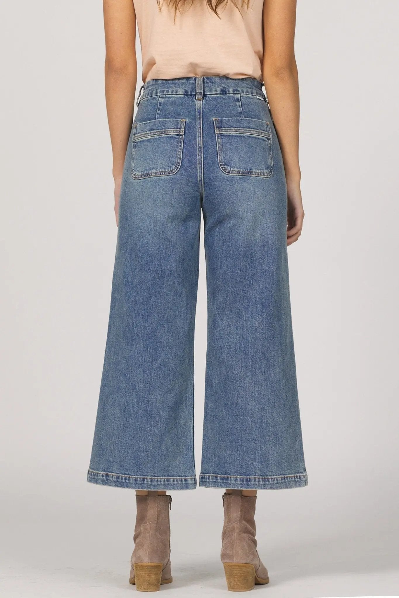 Audrey Wide Leg Jean - Beloved Boutique