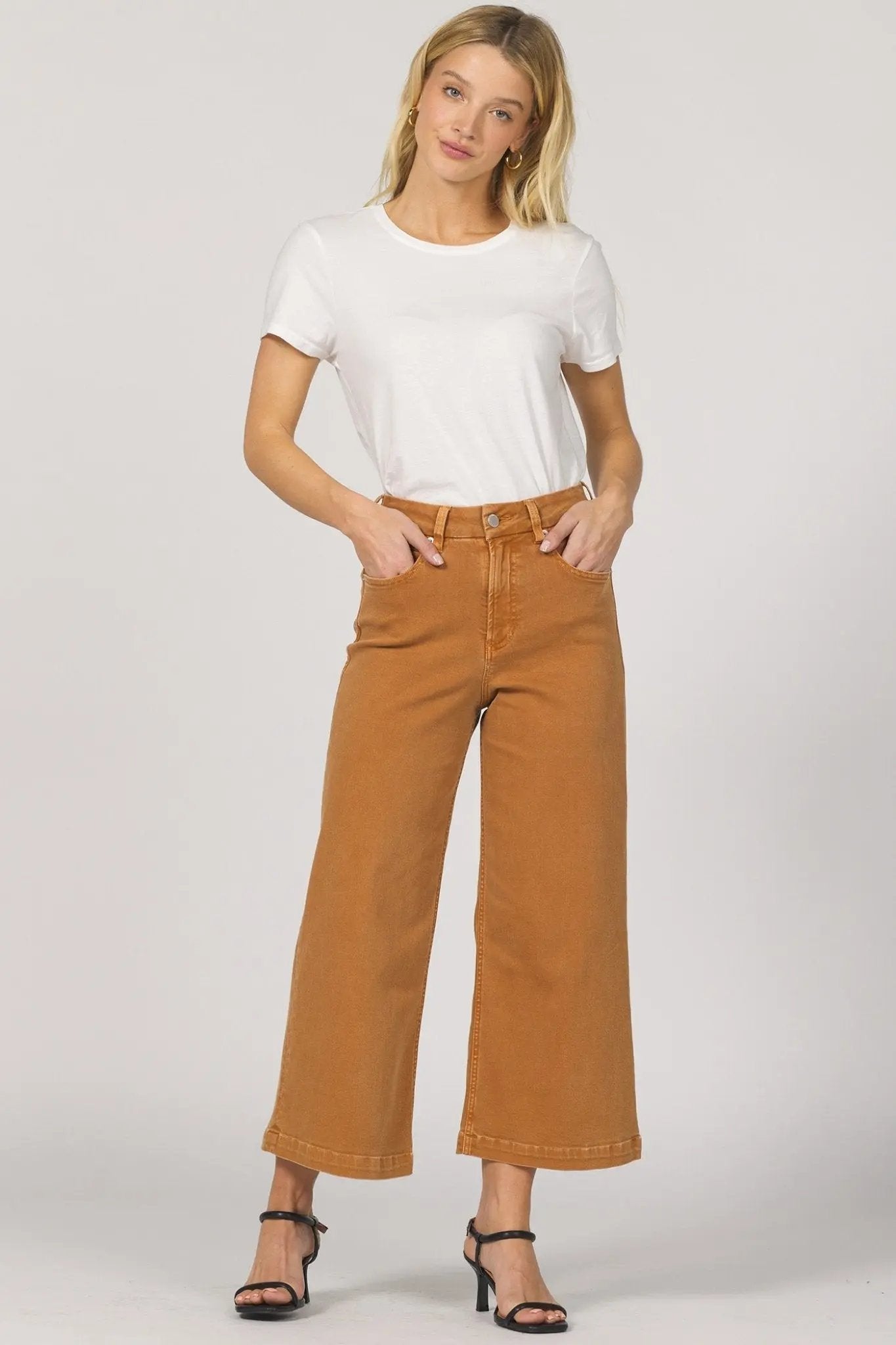 Audrey Wide Leg Pant - Beloved Boutique
