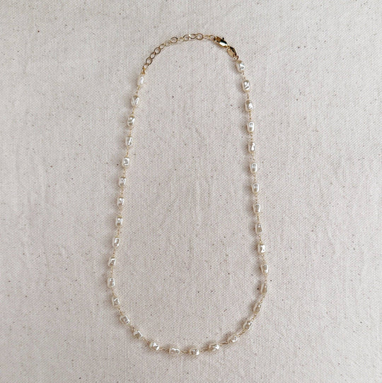 Baroque Pearl Necklace GoldFi