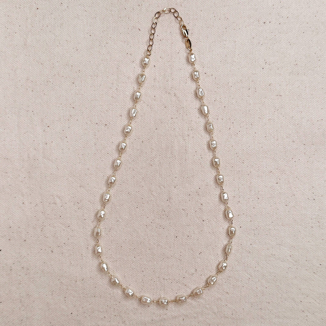 Baroque Pearl Necklace GoldFi