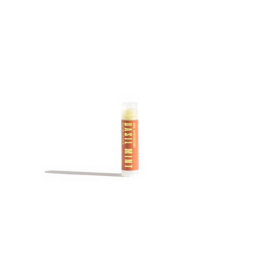 Basil Mint Lip Balm - Healing, Botanically-Infused, Bio-Tube - Beloved Boutique 