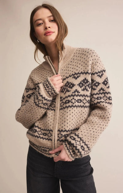 Bismarck Zip Cardigan Z Supply