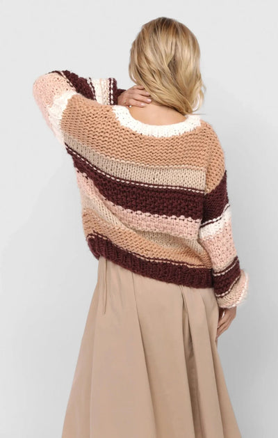 Bonnie Chunky Knit Sweater - Beloved Boutique
