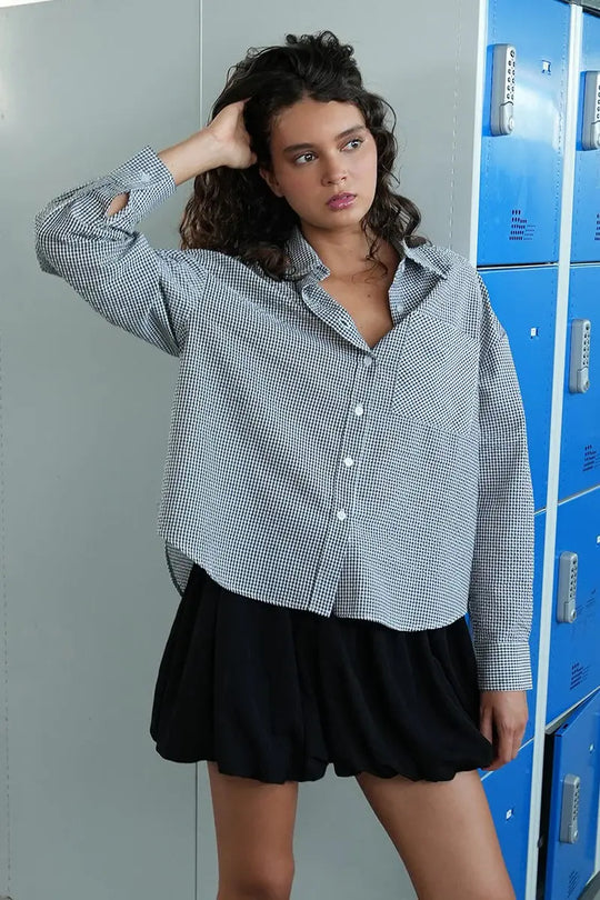 Cole Gingham Shirt - Beloved Boutique 