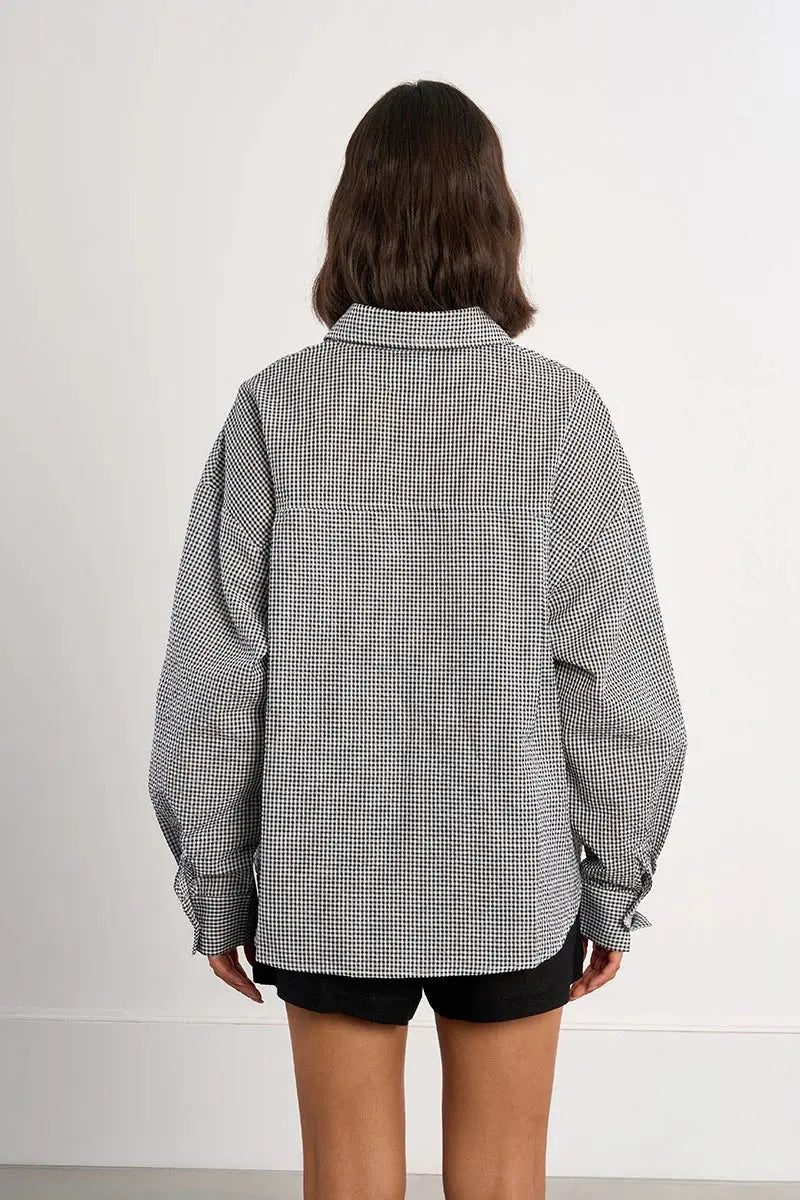 Cole Gingham Shirt - Beloved Boutique 