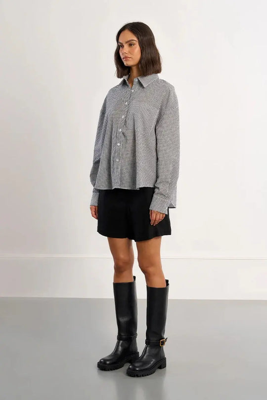 Cole Gingham Shirt - Beloved Boutique 