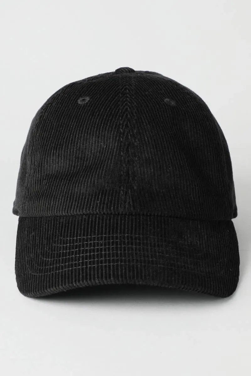 Corduroy Baseball Hat - Beloved Boutique