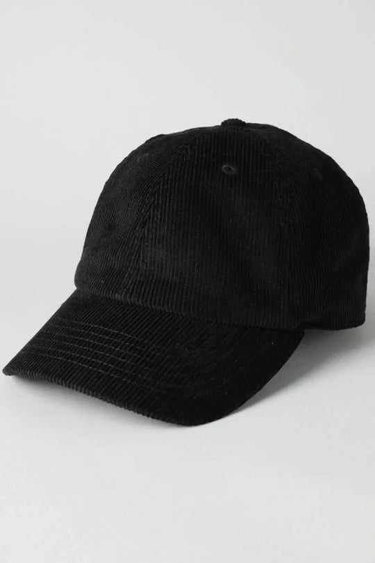Corduroy Baseball Hat - Beloved Boutique